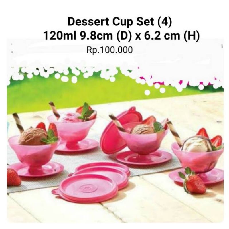 Dessert cup Tupperware