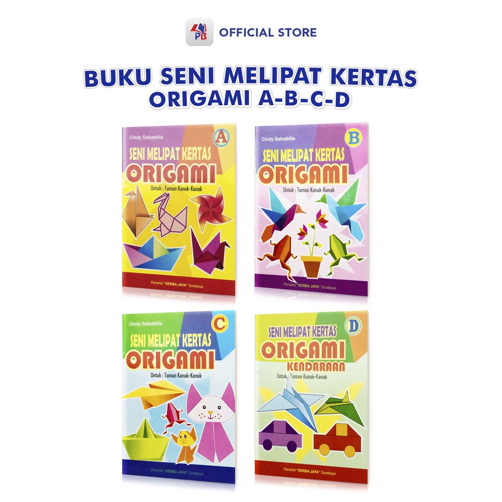 

Buku Origami Koleksi Kreasi Bentuk Cara Seni Melipat Kertas Lipat Origami / Serba Jaya - SB