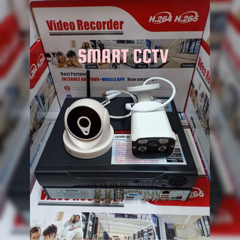 NEW PAKET CCTV 5MP 2560P 4k ULTRA HD 4 CHANNEL 1 KAMERA LENGKAP