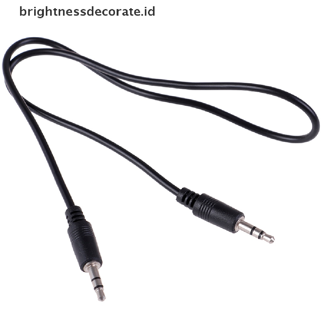 [birth] 1Pc 3.5mm Jack male to male car aux auxiliary cord stereo audio cable 1m [ID]