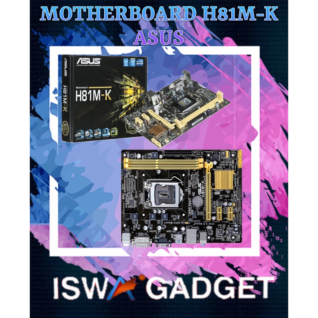 Jual Motherboard ASUS H81MK Shopee Indonesia