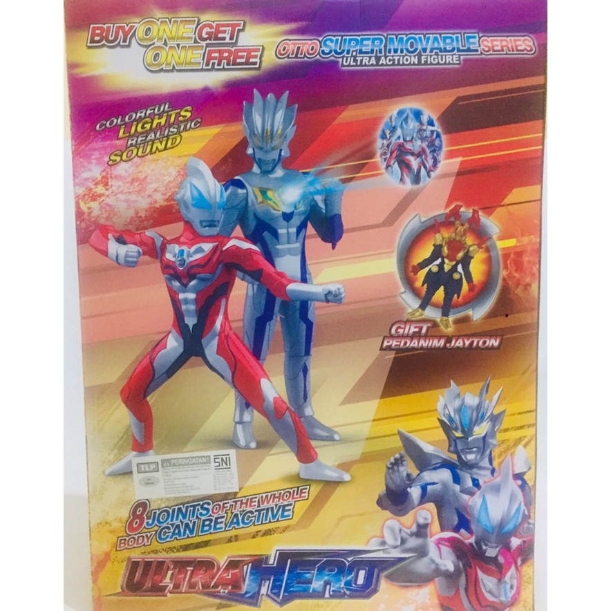 DSE27 Mainan Anak Superhero ULTRAMAN 2 in 1