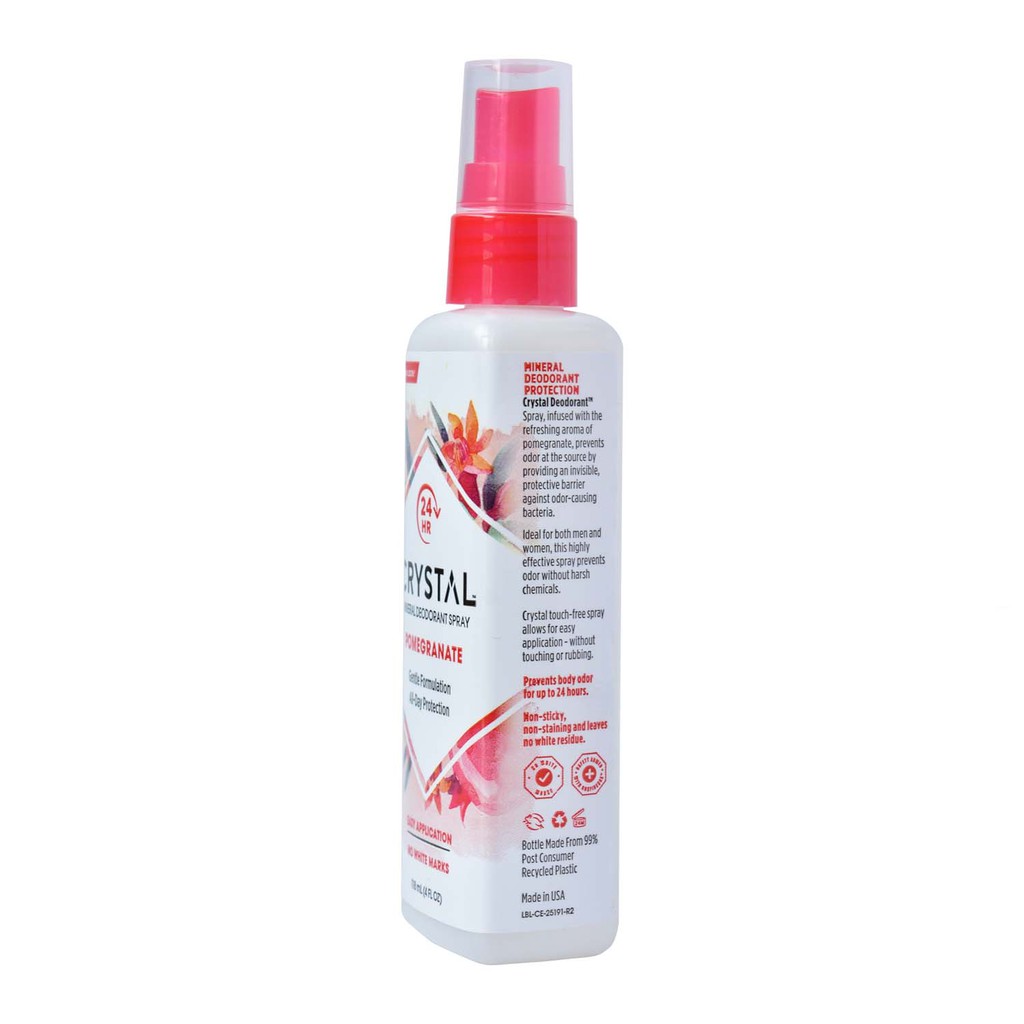 Crystal Mineral Deodorant Spray Chamomile / Pomegranate 118 ml