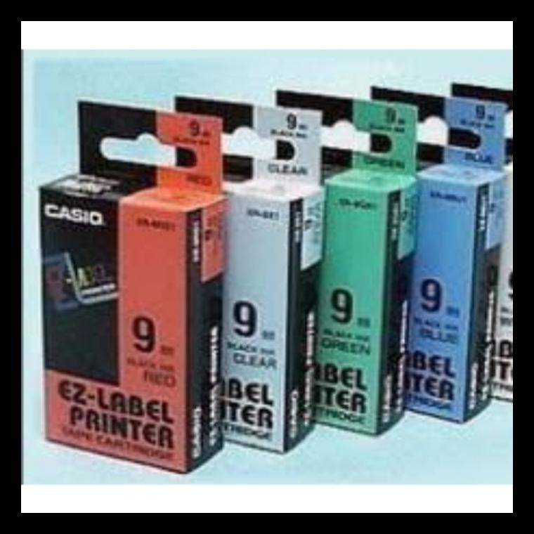 

STOK BARU LABEL PRINTER CASIO 9 MM - REFILL EZ LABEL TAPE PAKET ALAT TULIS MURAH TERLENGKAP