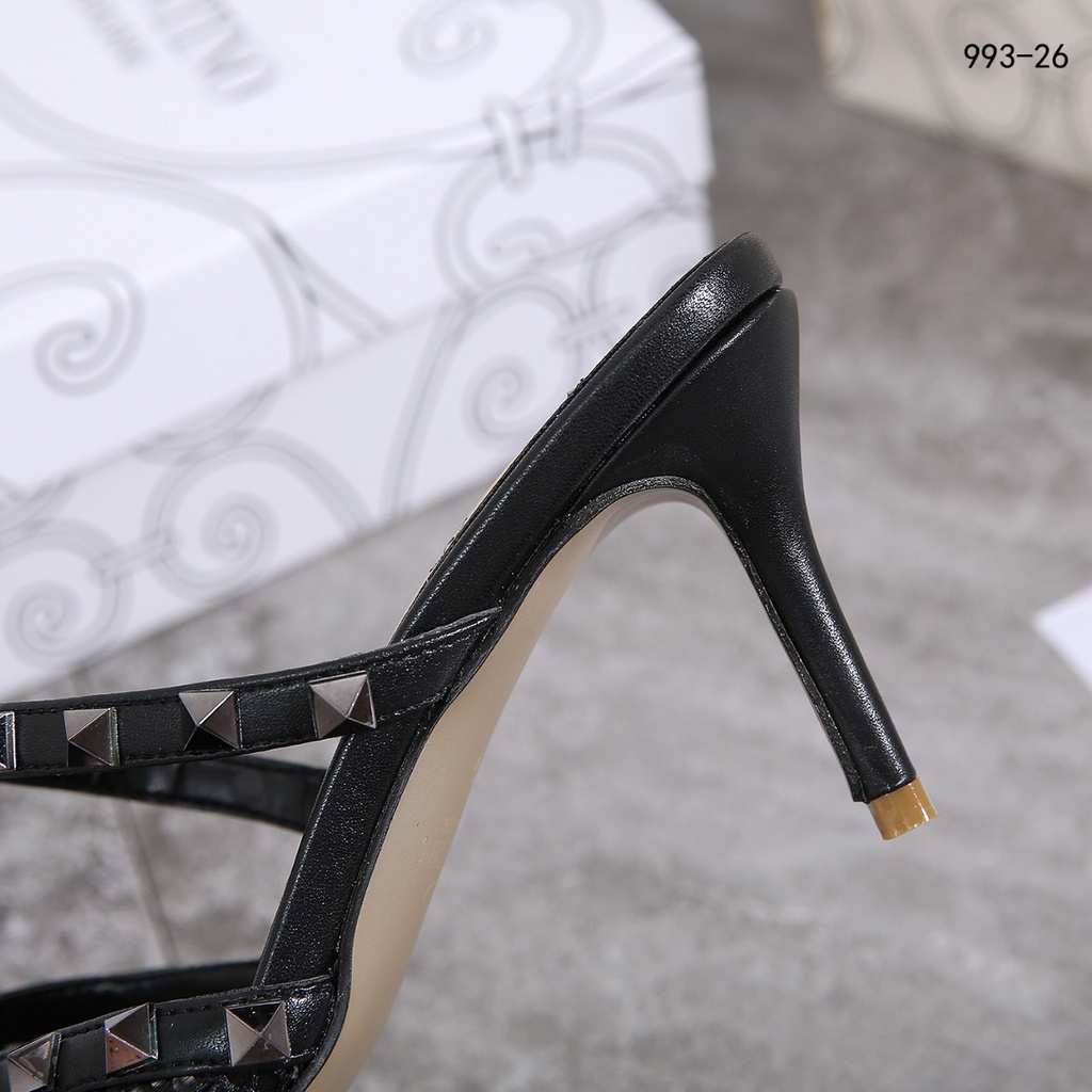 V Stud Heels #993-26