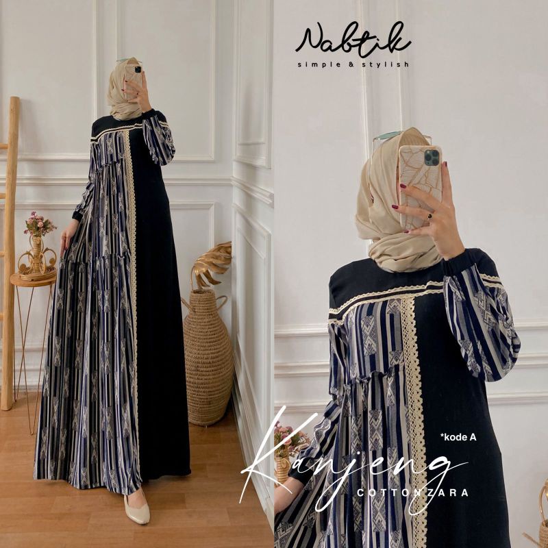 Dress Kanjeng Cotton Zara Brand Nabtik original