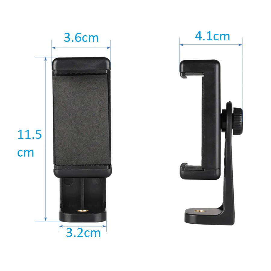 HOLDER U TRIPOD TONGSIS CLIP JEPIT KLIP HP SMARTPHONE ROTATE 360 PUTAR vertikal horizontal