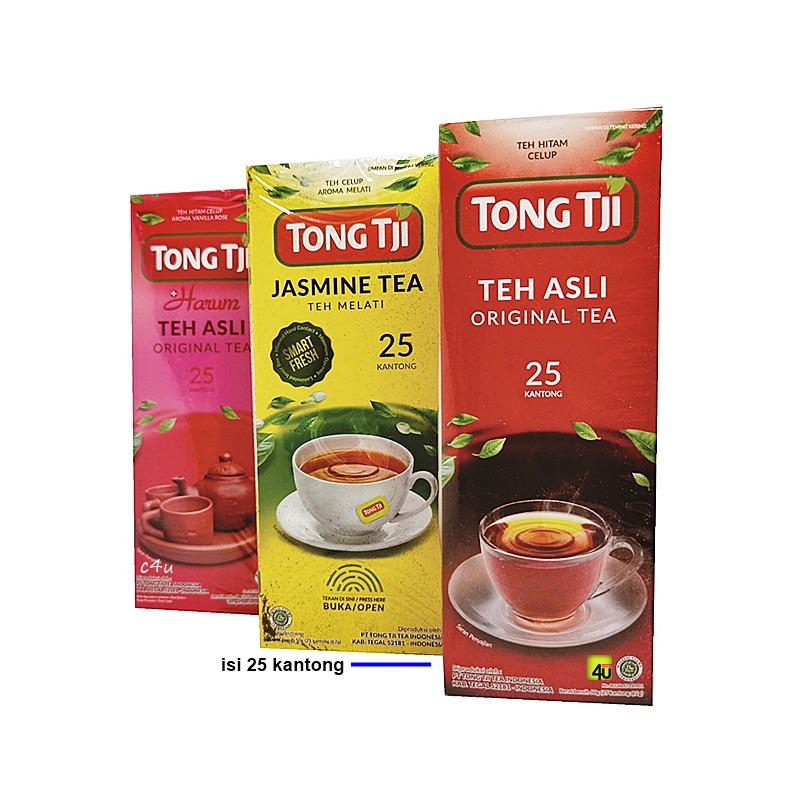 Jual Tong Tji Teh Celup Isi 25 Kantong Shopee Indonesia