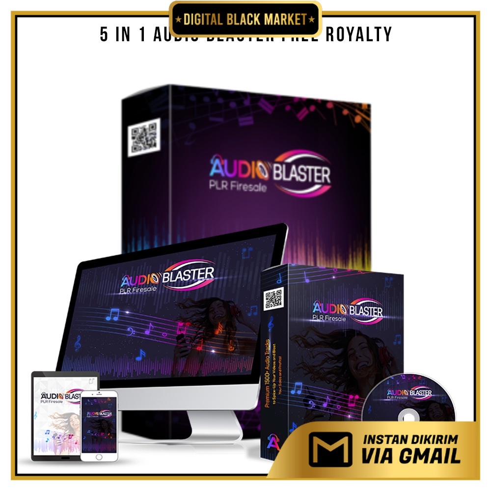 5 In 1 Audio Blaster Free Royalty - PLR