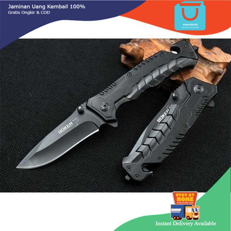 KNIFEZER Pisau Lipat Boker CS GO Collector Portable Knife Head