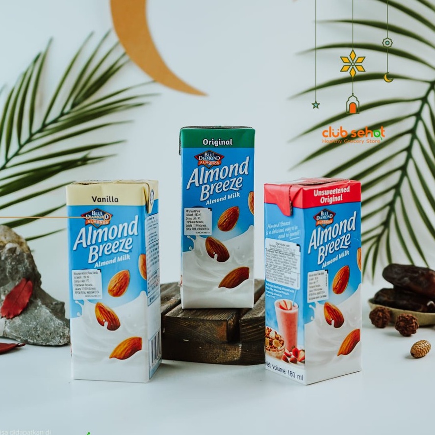 

Blue Diamond - Almond Breeze Almond Mlk Vanilla (Susu Almond Rasa Vanilla) 180ML