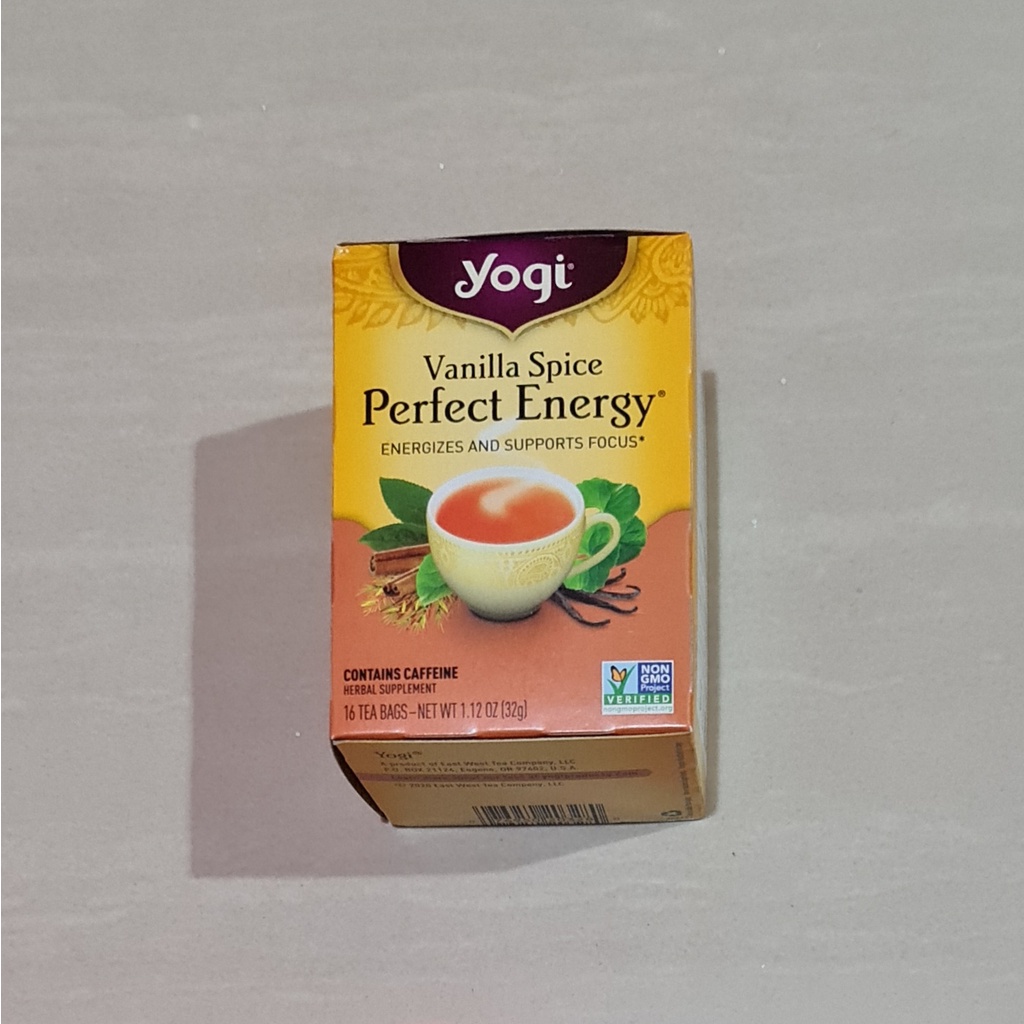 Yogi Tea Raspberry Vanilla Spice Energy Support Fokus 16 x 2 Gram