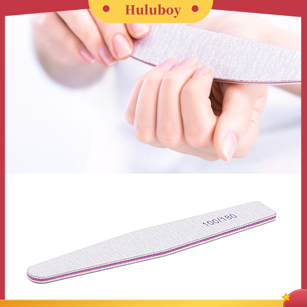 Huluboy Huluboy♡ 10pcs / Set Kikir Kuku Efektif Mudah Digunakan Untuk Manicure