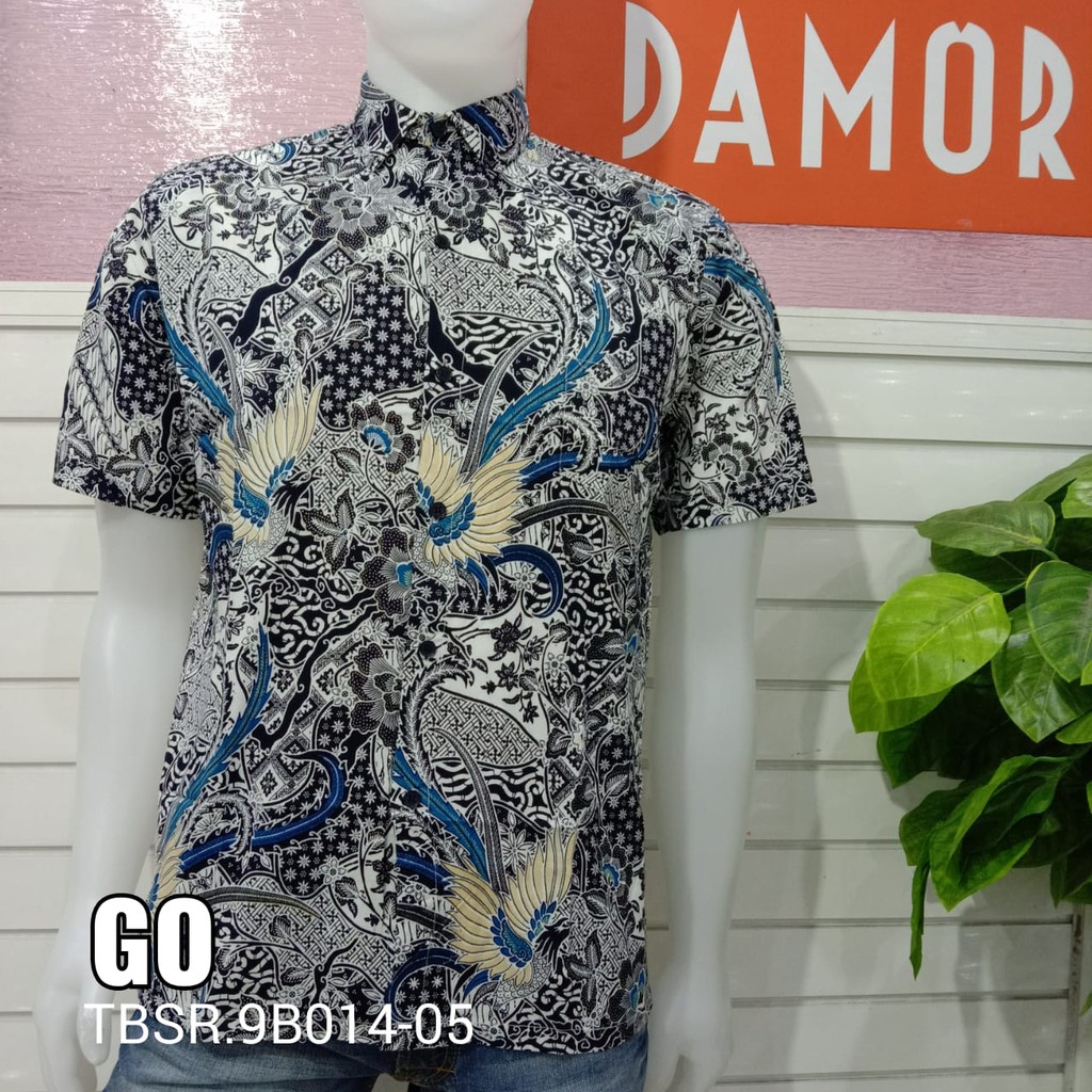 gof DAMOR (CRESSIDA) KEMEJA BATIK LENGAN PENDEK PRIA REGULER Baju Batik Cowok