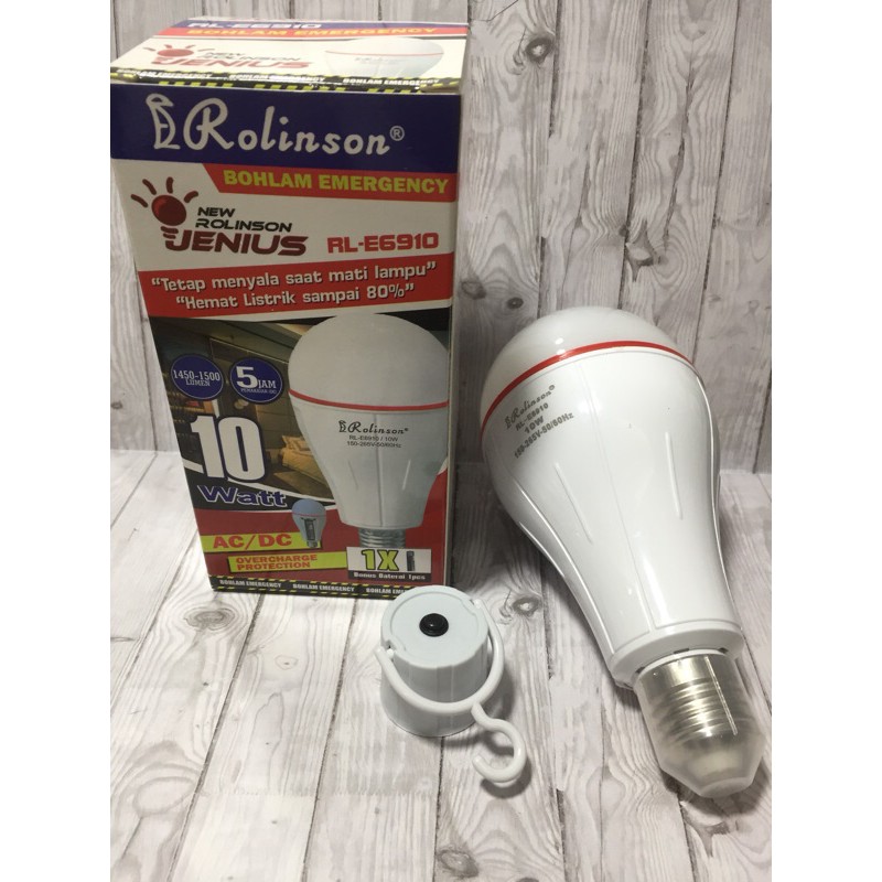 Bohlam lampu emergency LED RL E6910 Rolinson