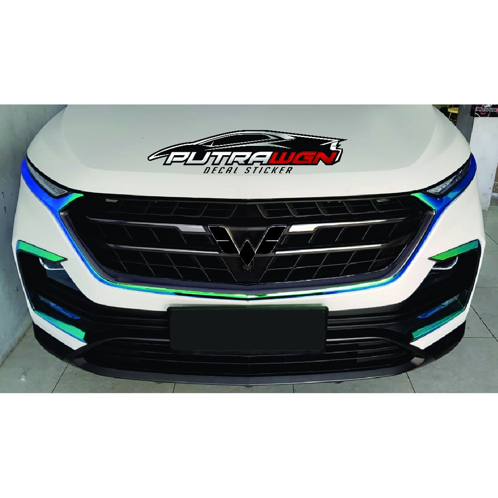 STICKER LOGO WULING HITAM DOFF/GLOSY (WULING ALMAZ)