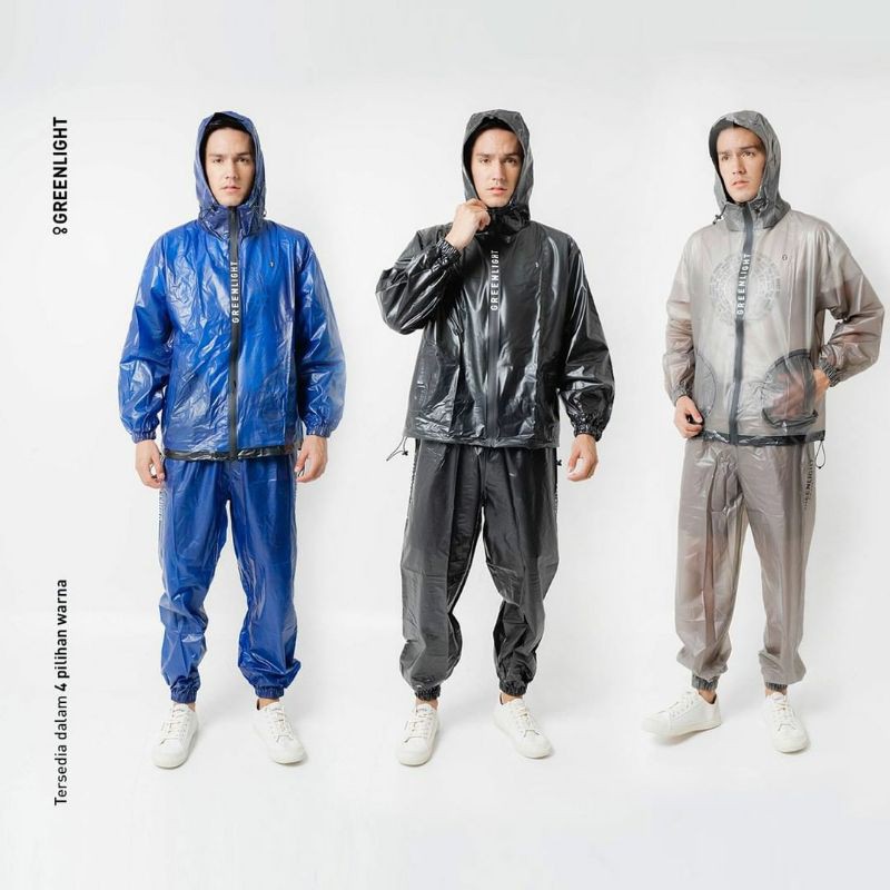 Jas Hujan Greenlight Original Langsung Ariel