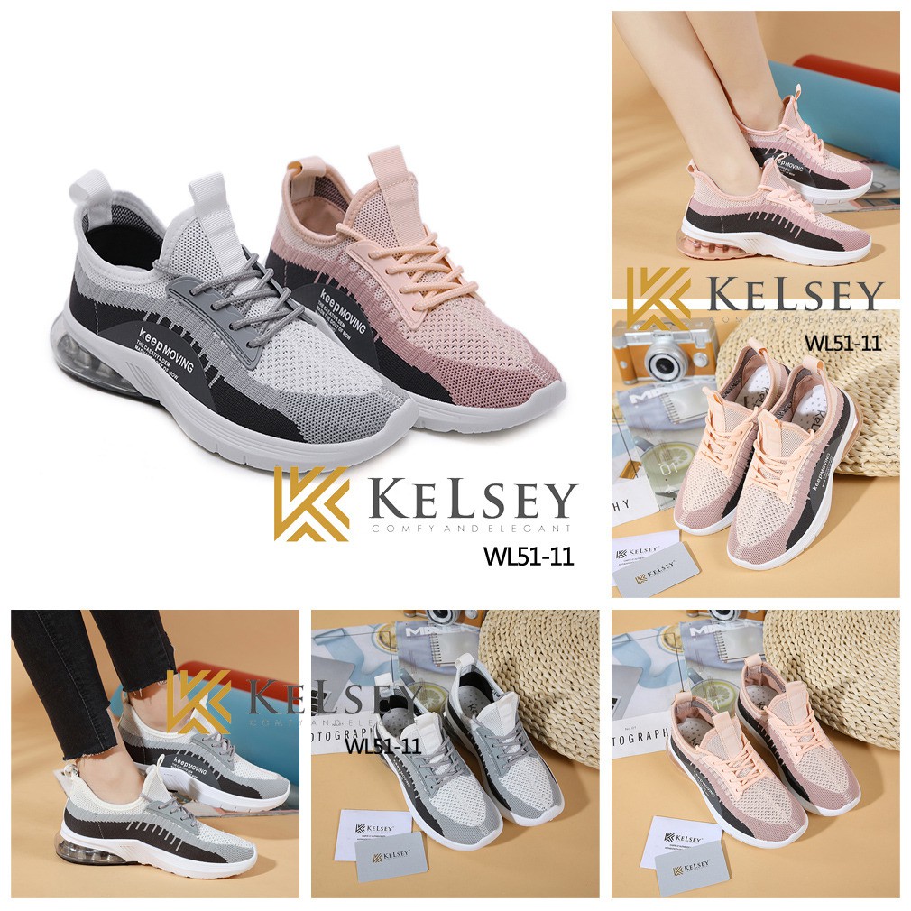 Sepatu Import/Sepatu Wanita/Sepatu  Batam KELSEY SNEAKERS WB WL51-11