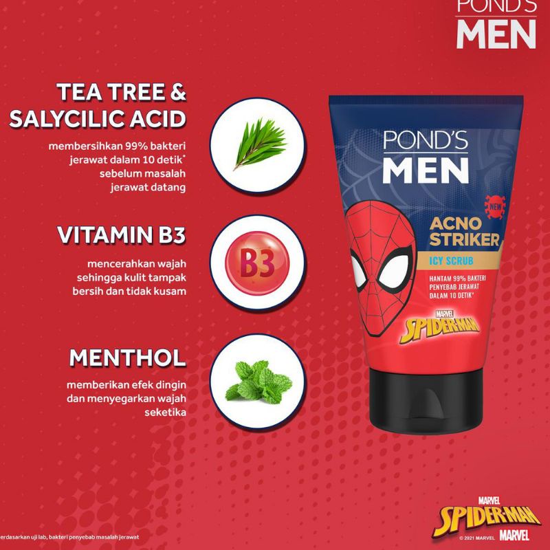 Pond's Men Facial Wash Spiderman 100g