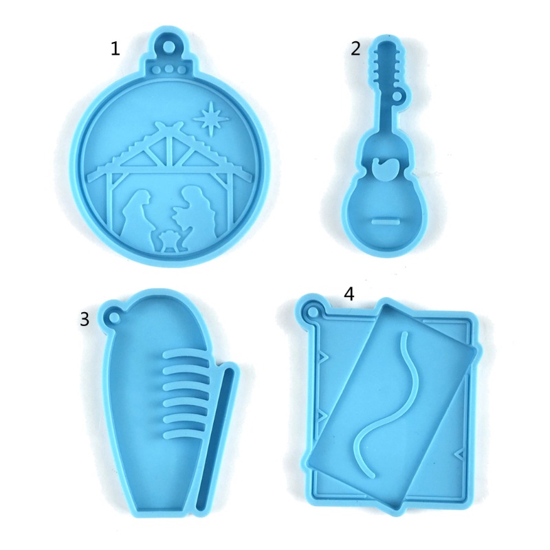 SIY  Keychain Epoxy Resin Mold Earrings Pendant Silicone Mould DIY Crafts Jewelry Necklace Casting Tools