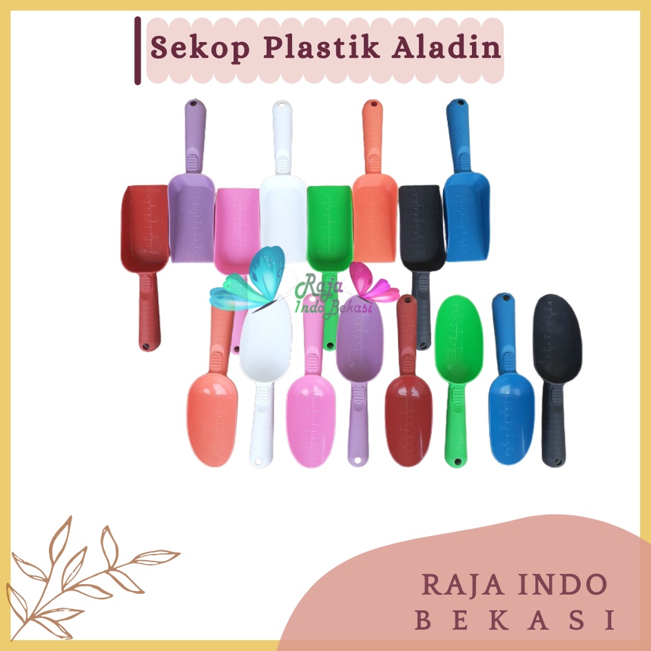 2Pcs Sekop Plastik AL ANDIN Putih Hitam Merah Orange Biru Sekop Tanaman Kebun Bk Sekop Plastik Nkt