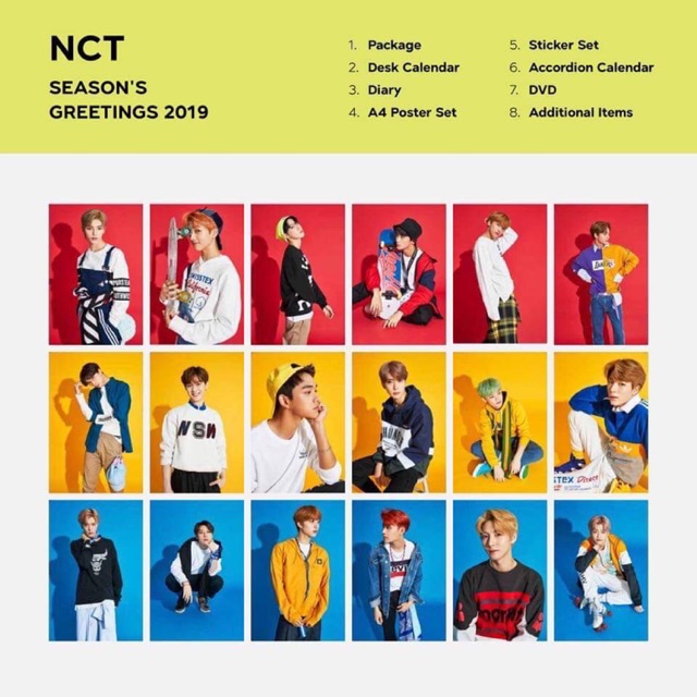Season Greetings (SG) Sharing Goods  NCT 2019