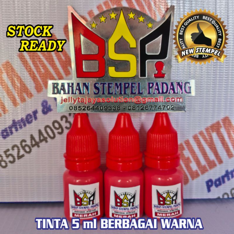 

TINTA STEMPEL FLASH MERAH 10 ML