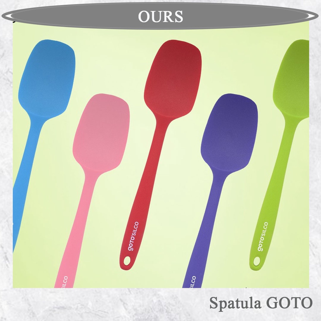 Goto Silco Kitchen Utensil Spatula Silikon Capitan Sendok Masak Dapur Spatula Dapur