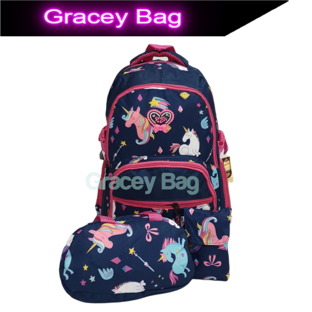 GB-75811S Tas Ransel Anak Perempuan / Remaja Silvergirl