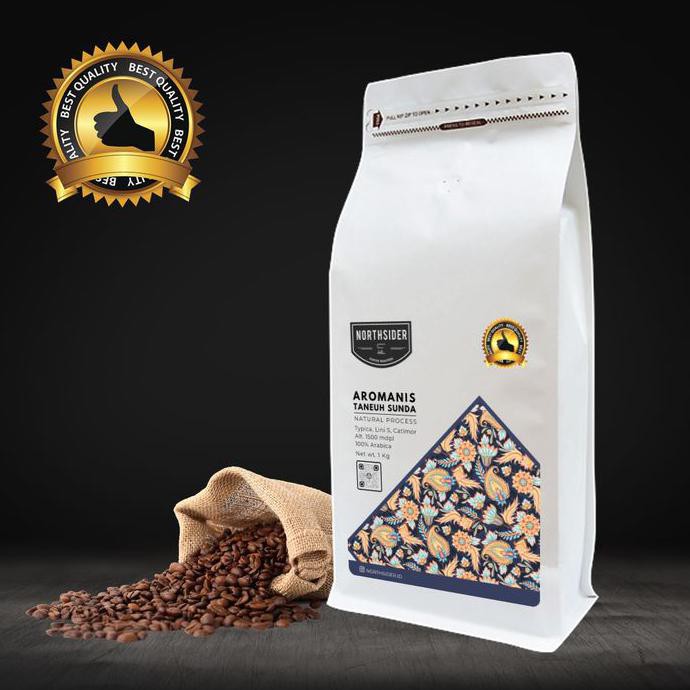 

BIJI KOPI ARABIKA AROMANIS NATURAL - NORTHSIDER COFFEE 1KG - BIJI KOPI