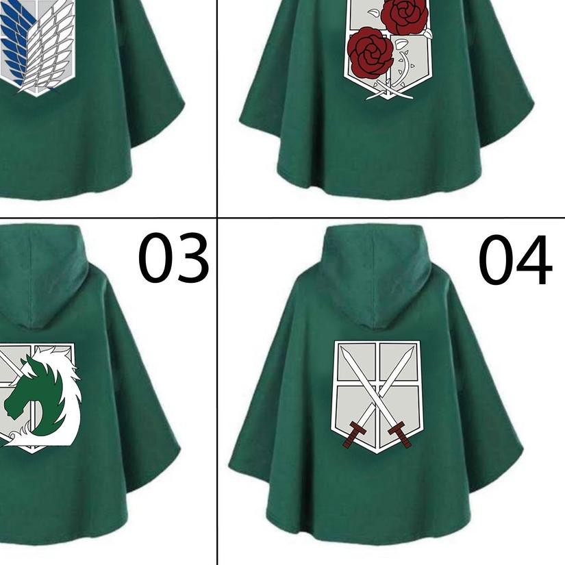 ● MURAH Jubah Attack On Titan Allsize jubah AOT jubah singeki no kyojin ❅