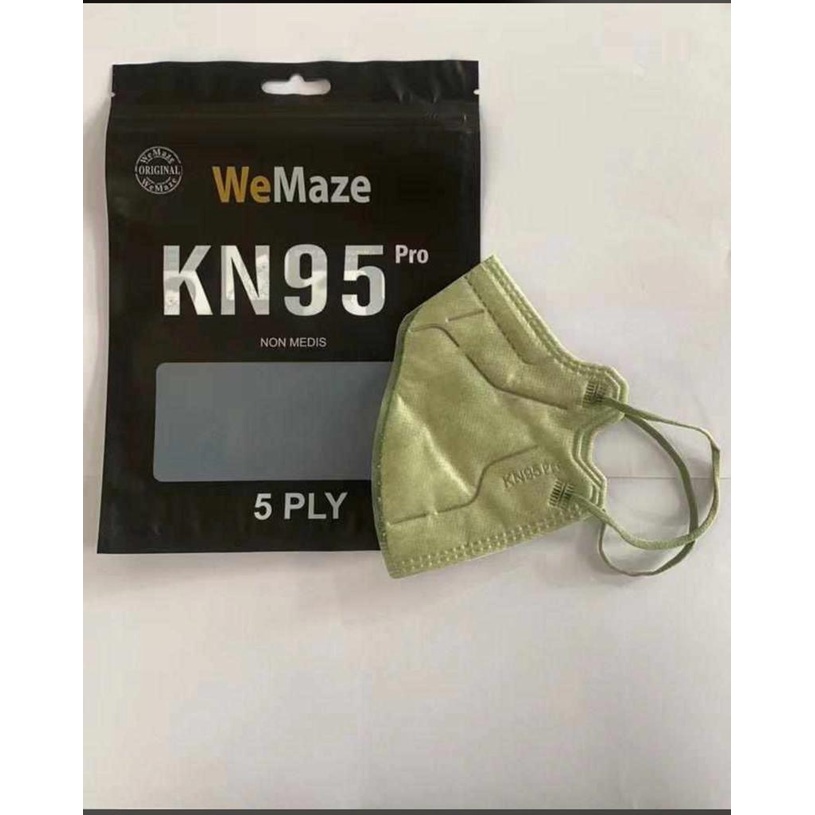 Masker KN95 Pro WEMAZE . WEMASK Masker KN 95 WEMAZE . WEMASK Pro Isi 10.Pcs