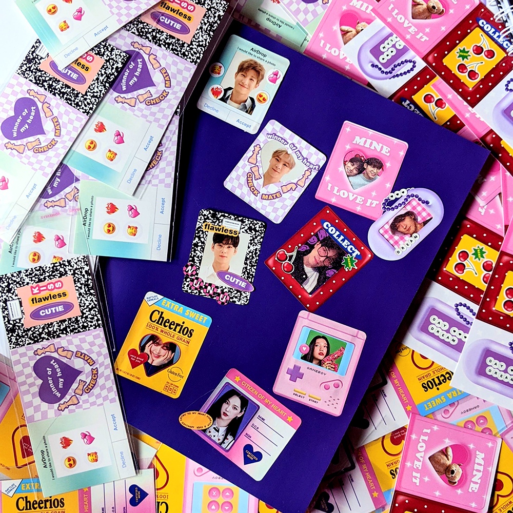

ID PHOTO FRAME STICKER ☆ by RATTLED STUDIO - DECO STICKER - STIKER KPOP PHOTOCARD DECORATION DEKORASI POLAROID / JOURNALING / JURNAL UNIVERSITY
