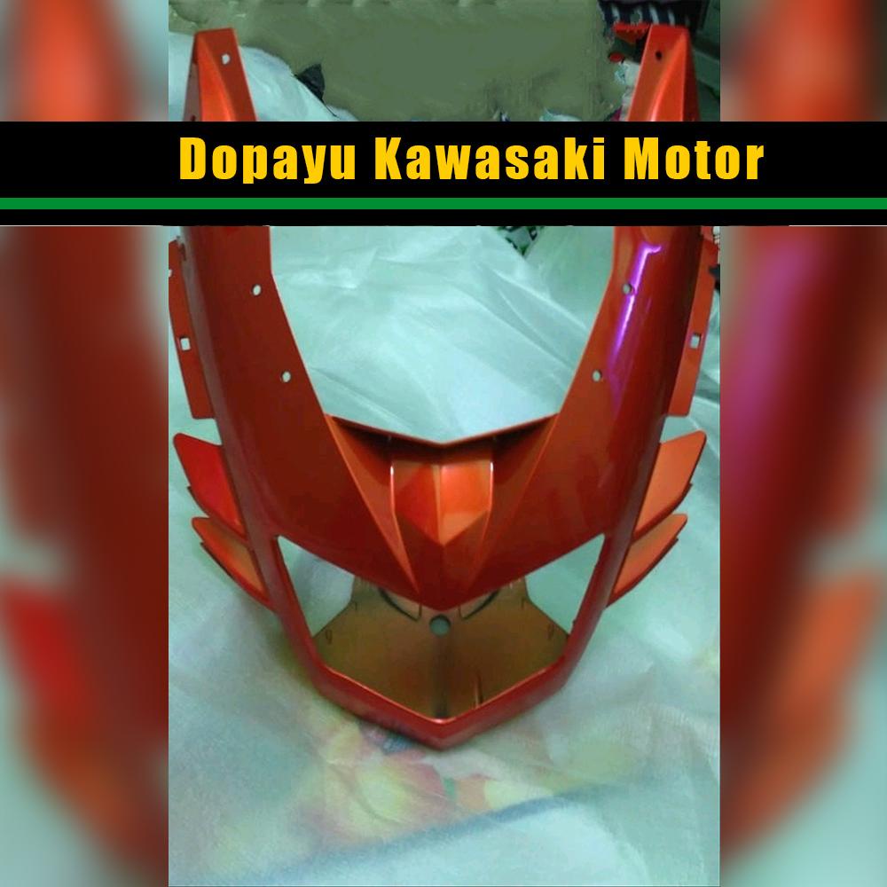 Cover Batok Lampu Depan Ninja Rr New Warna Orange Original Kawasaki