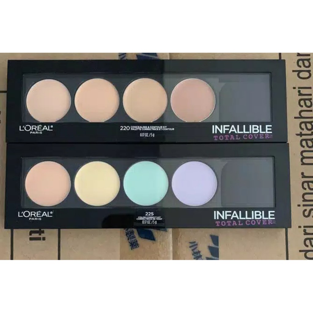 Loreal concealer &amp; coutouring palete (original 100%)