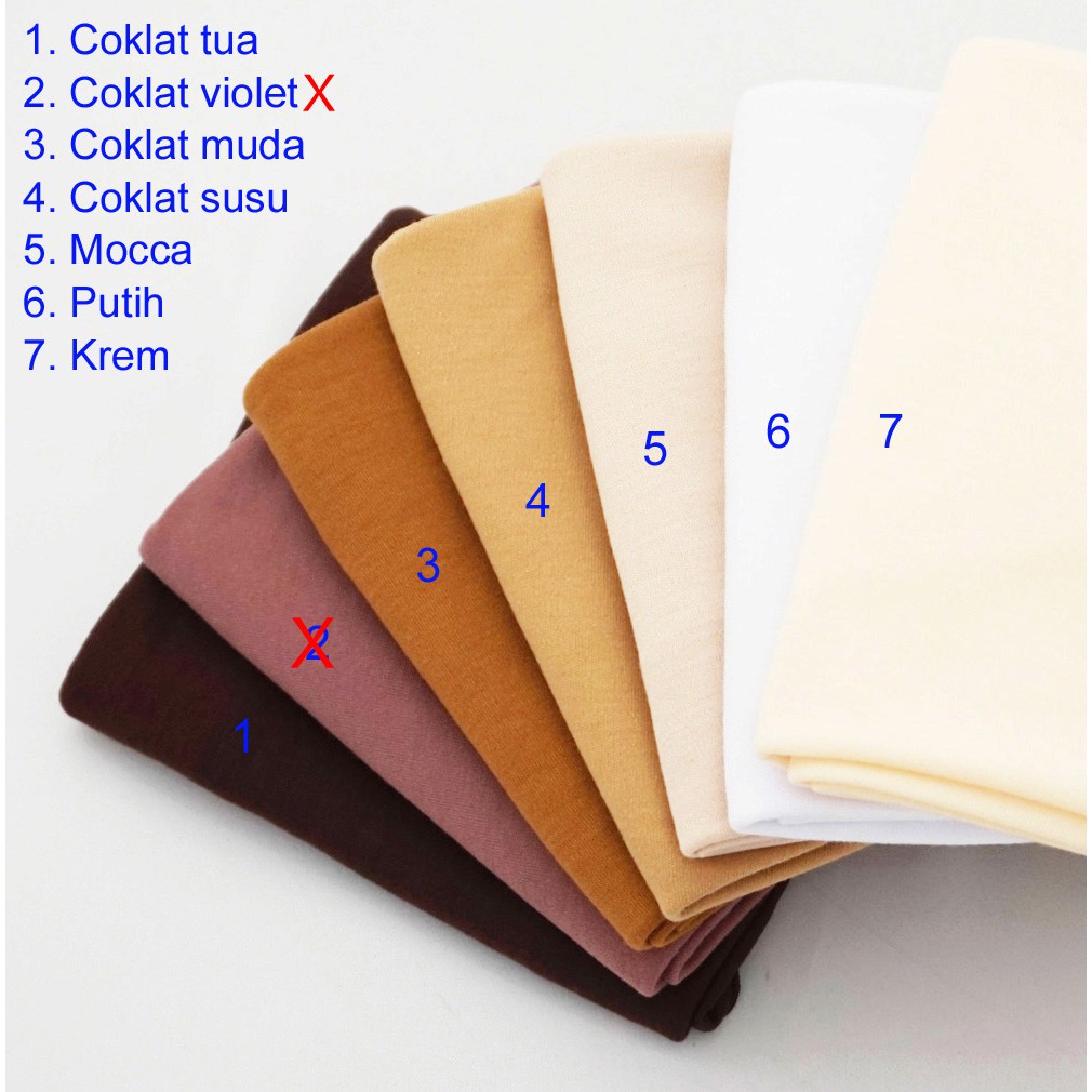 Kerudung Instan Kaos Katun TC / Jilbab Instan Murah / Hijab Murah / Jilbab Kaos Murah-2