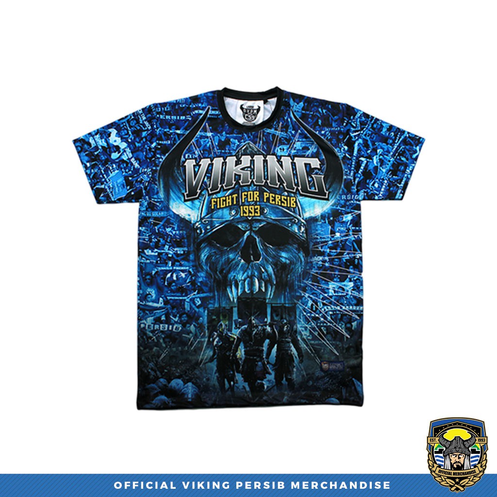 Kaos Sublime Official Viking Persib Merchandise Fight For Persib