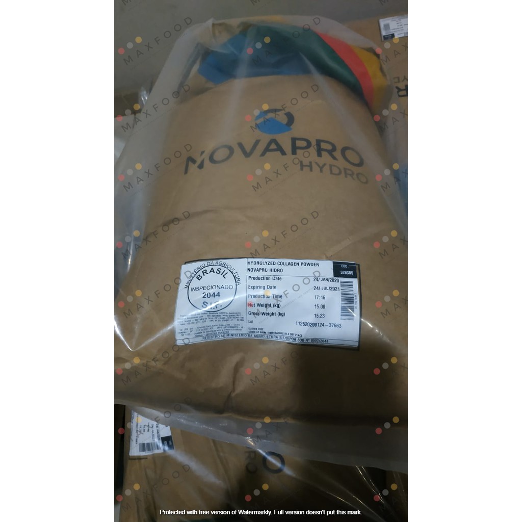 

MAXFOOD - Bubuk Kolagen Sapi / Hydrolized Bovine Collagen For Drink / Beef Collagen / Pure Collagen 15 Kg