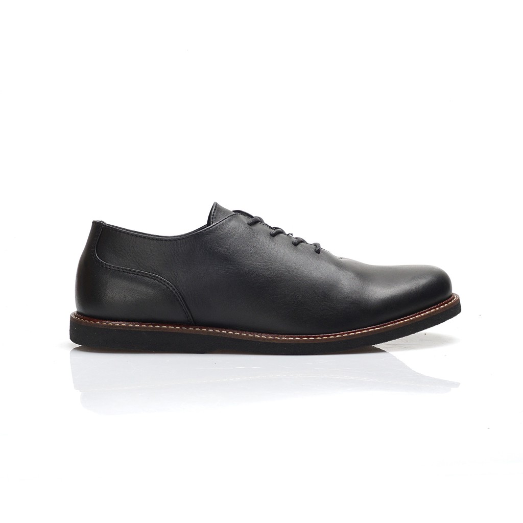 GUSTAV BLACK |FORIND x Greata| Sepatu Kulit Asli Formal Vintage Klasik Pria/Cowo/Men Oxford Footwear