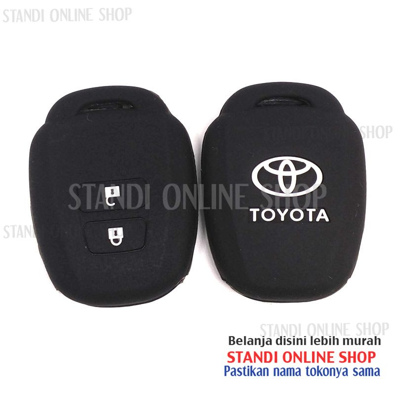 Silicone Remote Cover Sarung Kunci Keyshirt Toyota All New Yaris G E Sienta E