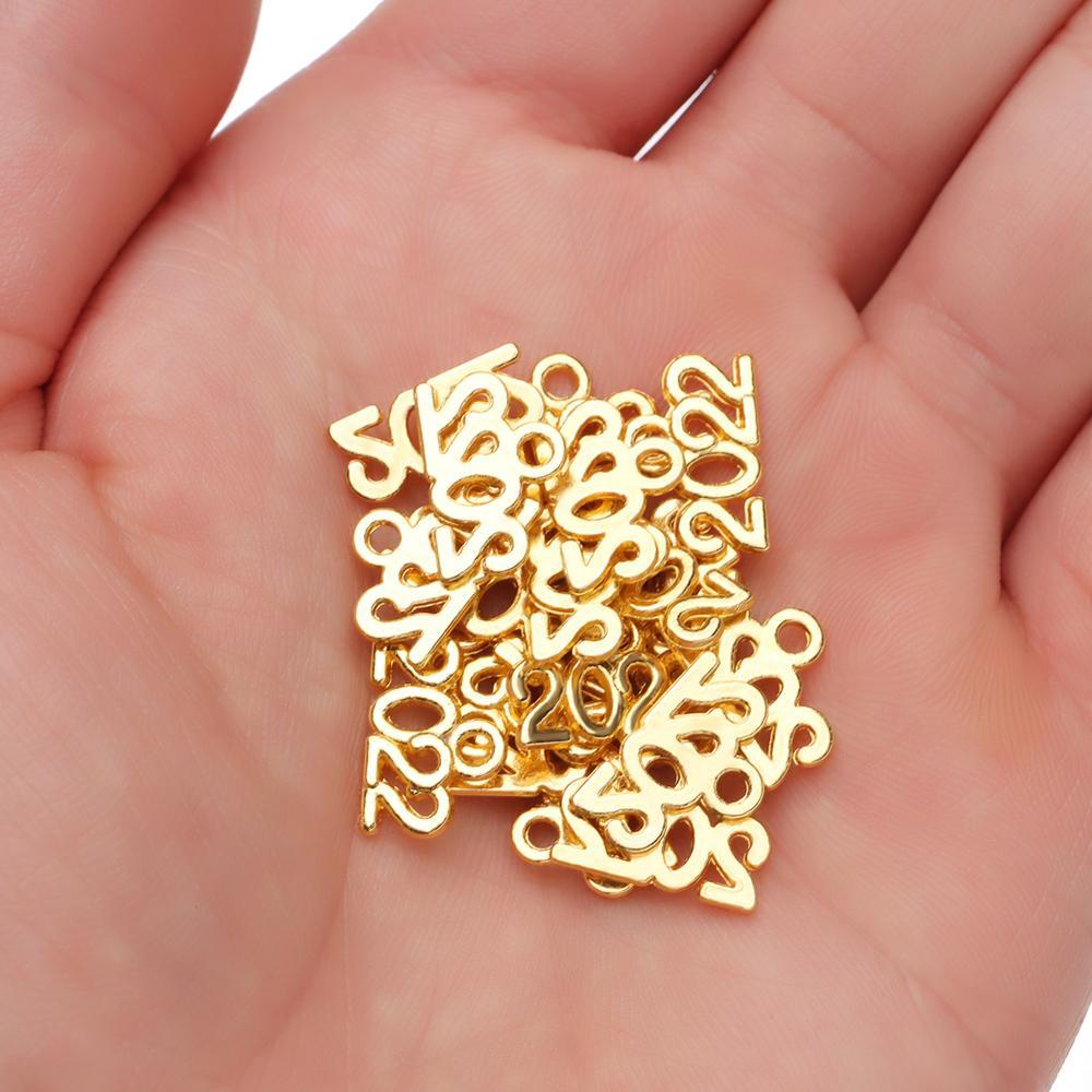 Nanas 70pcs Nomor2022 Liontin Vintage Aksesoris DIY Charm