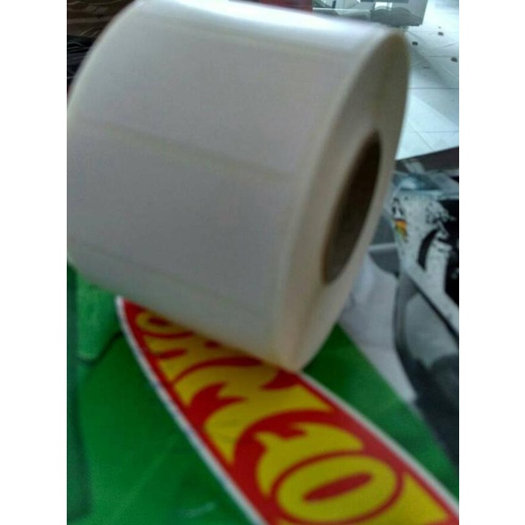 

☁ SEMI COATED 100x115cm 1line 500pcs gap core1",label sticker bare ➧