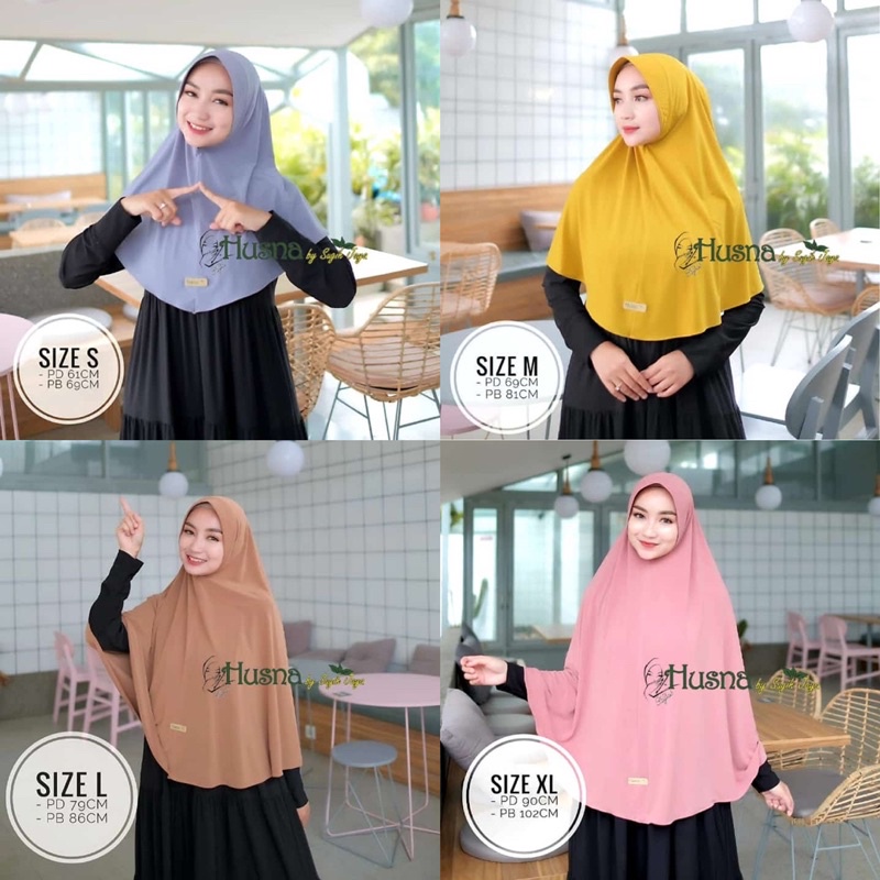 HUSNA | Hijab DAILY (XL) JUMBO