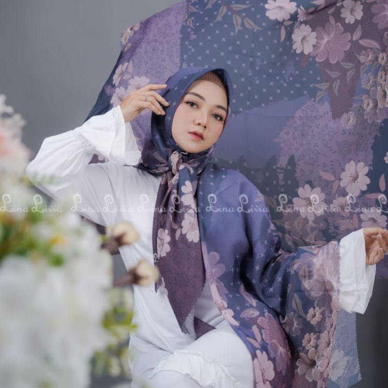HIJAB SEGI EMPAT OBELIA 4 ORI BY LINALIVIA/LINALIVIA HIJAB/LINALIVIA SCRAFT