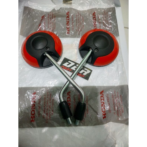 spion kaca spion scoopy original hitam dan merah