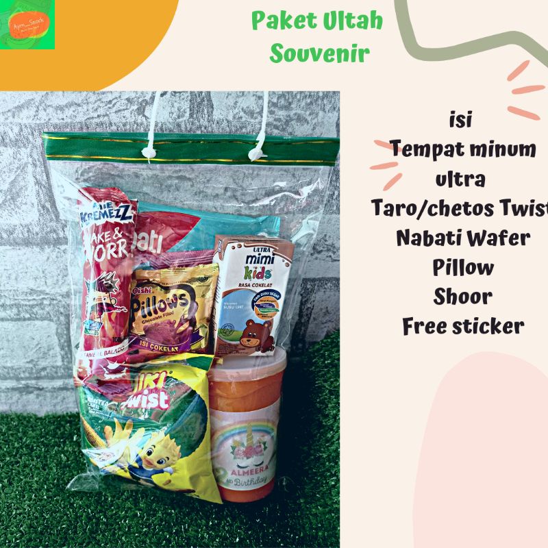 Souvenir Ulang Tahun Anak/Bingkisan Ultah anak/Paket Ultah Anak