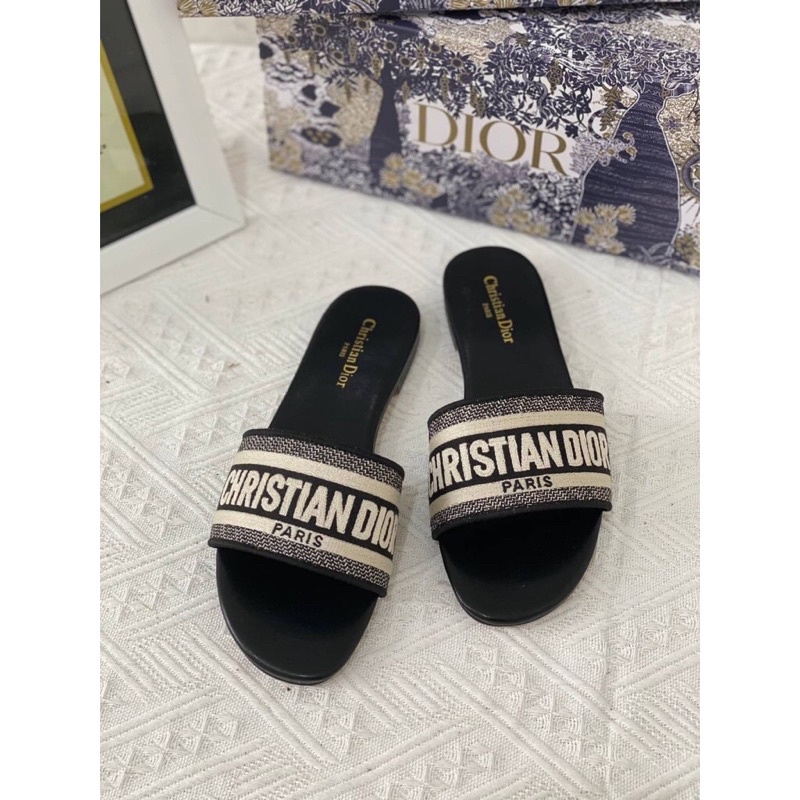 sandal dior flat / sandal dior premium import