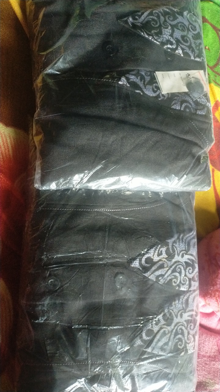 Set Blazer Baju Kerja Wanita Batik  Abu Abu Tua Guru,bank,hotel,sekretaris,kasir,klinik Kantor