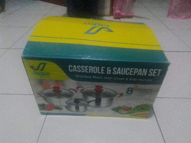Panci Kukus Set Steamer Stainless 12pcs Jagoo Serbguna