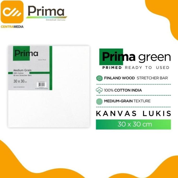 

Kanvas Lukis Cotton Prima Green Series 30x30cm